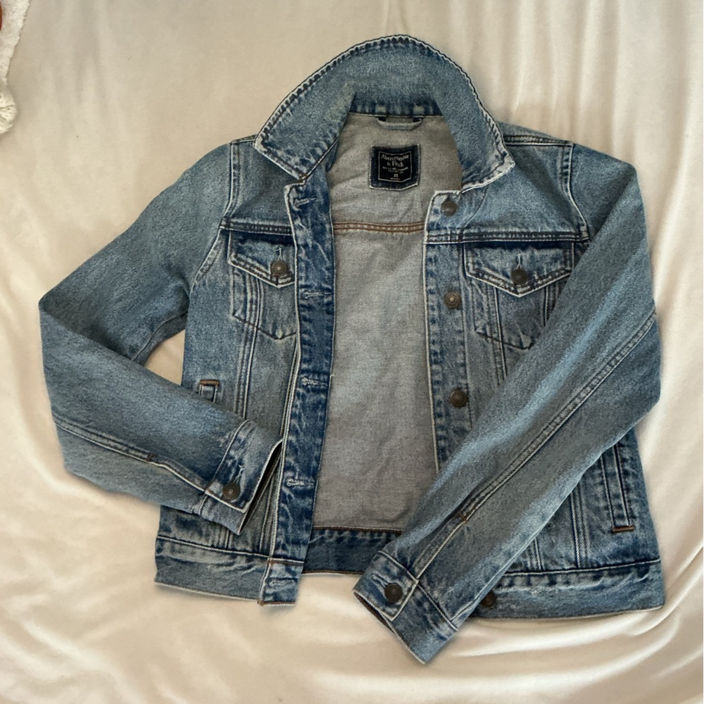 Abercrombie & Fitch Blue Denim Jacket